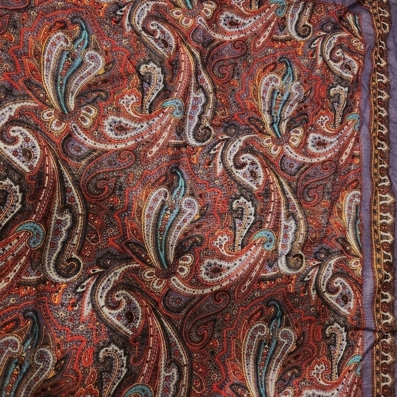 Vintage Scarf 30x30 - Picture 3 of 6